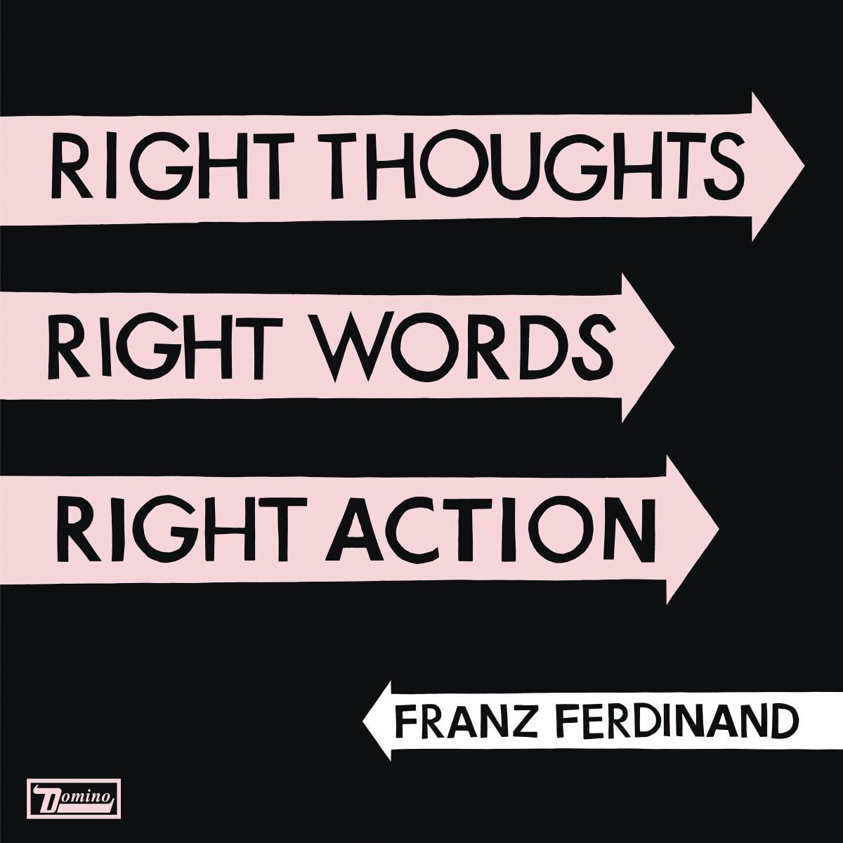 Capa de Right Thoughts, Right Words, Right Action, de Franz Ferdinand