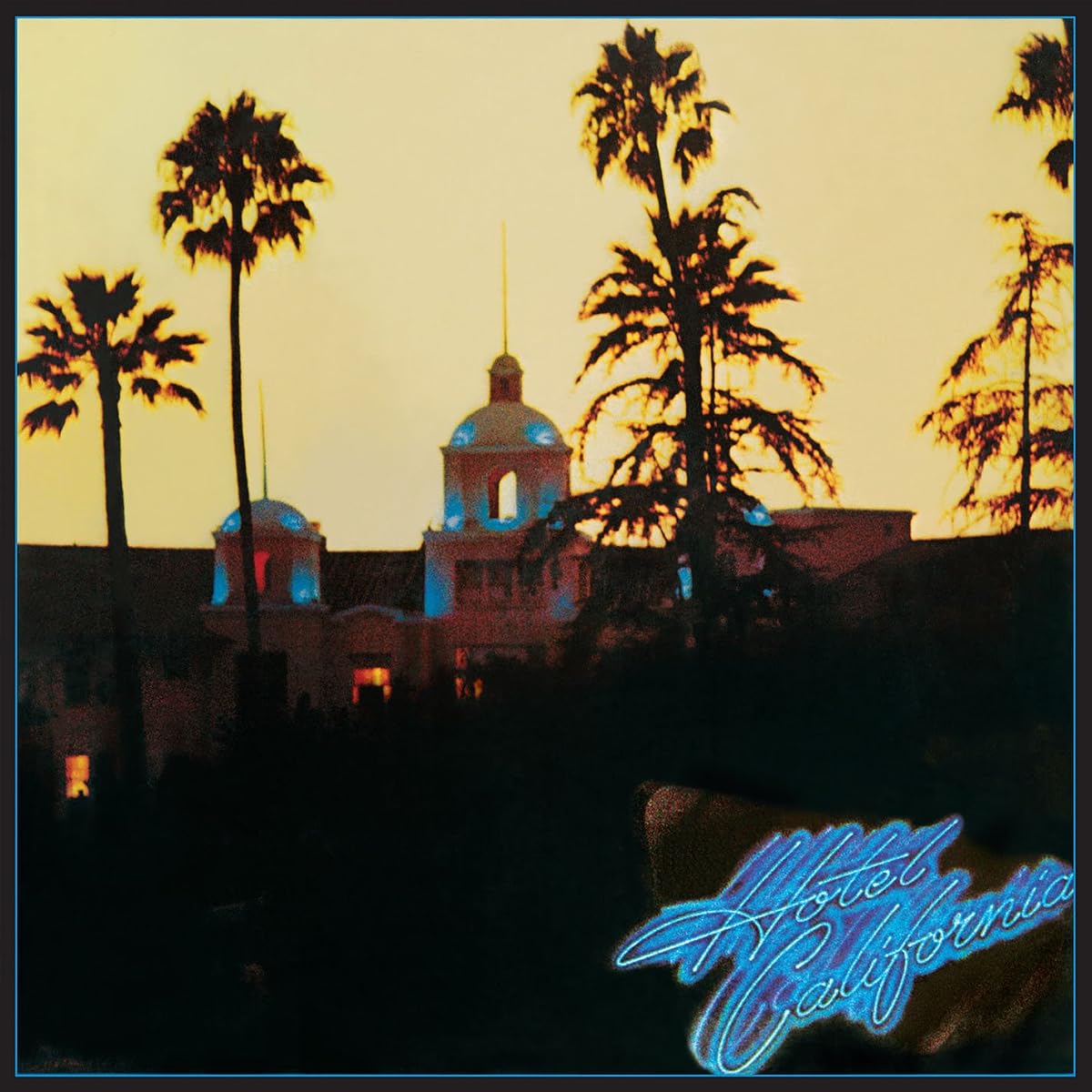 Capa de Hotel California, de Eagles