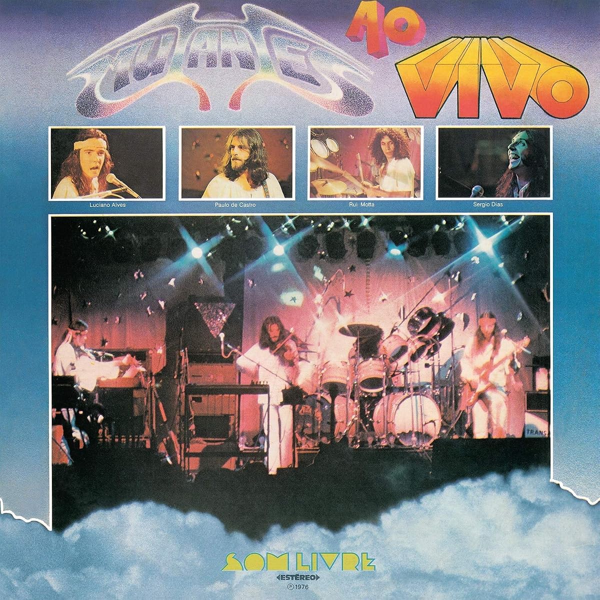 Capa de Ao Vivo, de Os Mutantes
