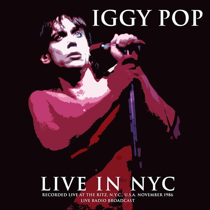 Capa de Best of Live in NYC 1986, de Iggy Pop