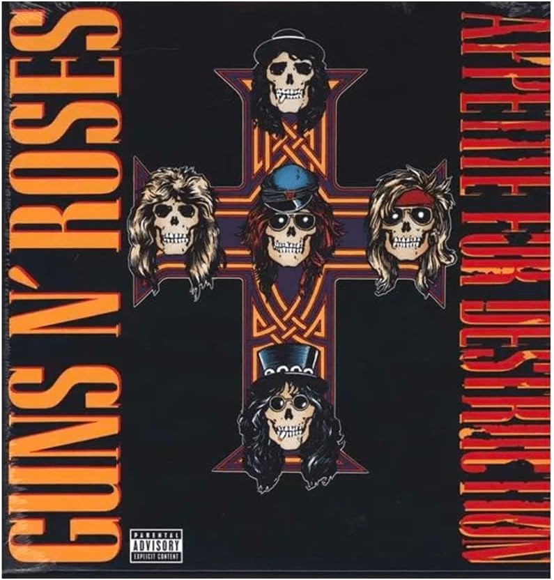 Capa de Appetite for Destruction, de Guns N' Roses